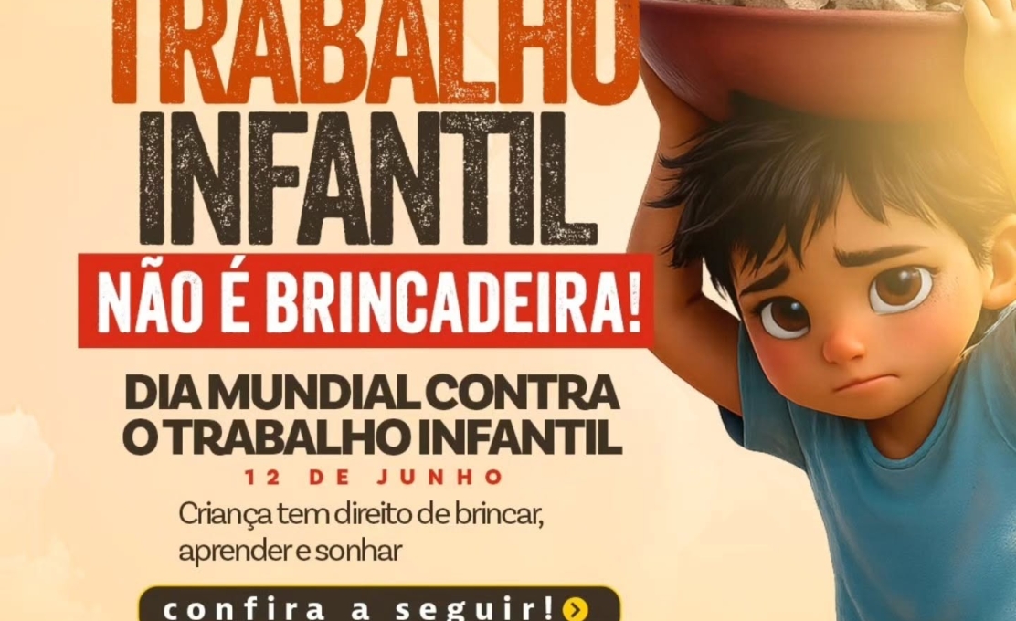 Julho é um mês de conscientização sobre a importância de proteger crianças e adolescentes de toda forma de exploração