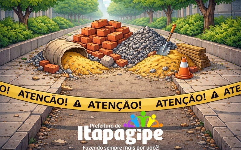 Prefeitura de Itapagipe pública notificação coletiva e concede 10 dias para regularização do uso de calçadas 