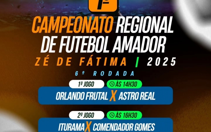 A emoção do futebol amador toma conta da Vila Olímpica com a 6ª rodada do 1º Campeonato Regional de Futebol Amador – Zé 