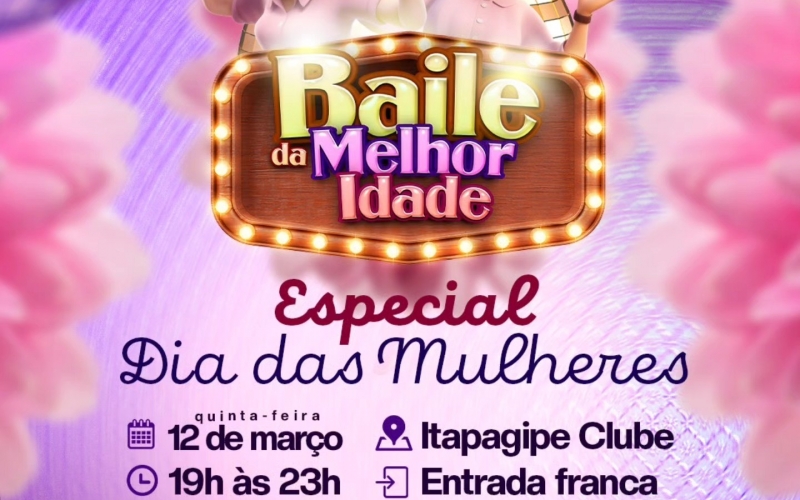 Alô mulherada, hoje é noite de dançar, sorrir e celebrar a vida