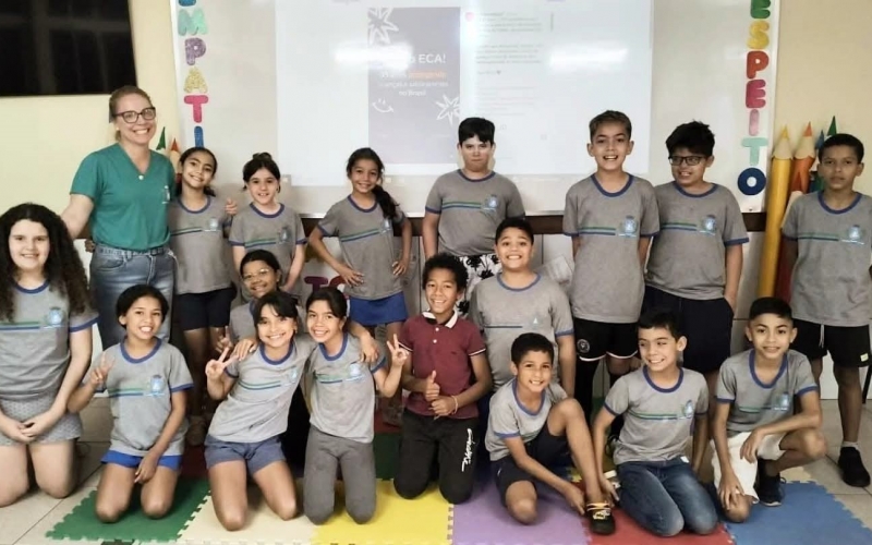 Alunos da Escola Municipal Gil Brasileiro da Silva concluem as ações do Projeto Educação para a Vida