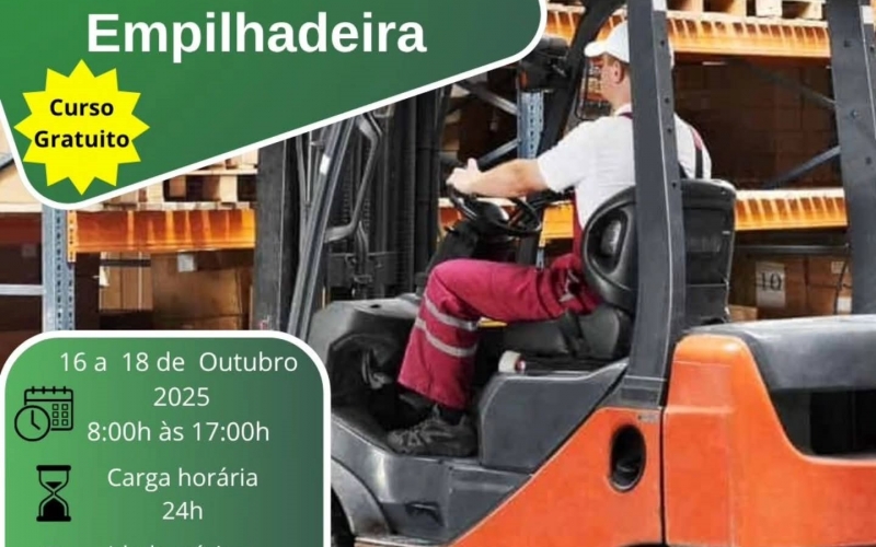 Prefeitura de Itapagipe, Sindicato Rural e SENAR oferecem curso gratuito de operador de empilhadeira