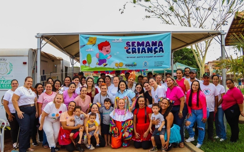 Prefeitura Municipal de Itapagipe Celebra Semana da Criança com Ação de Saúde e Lazer