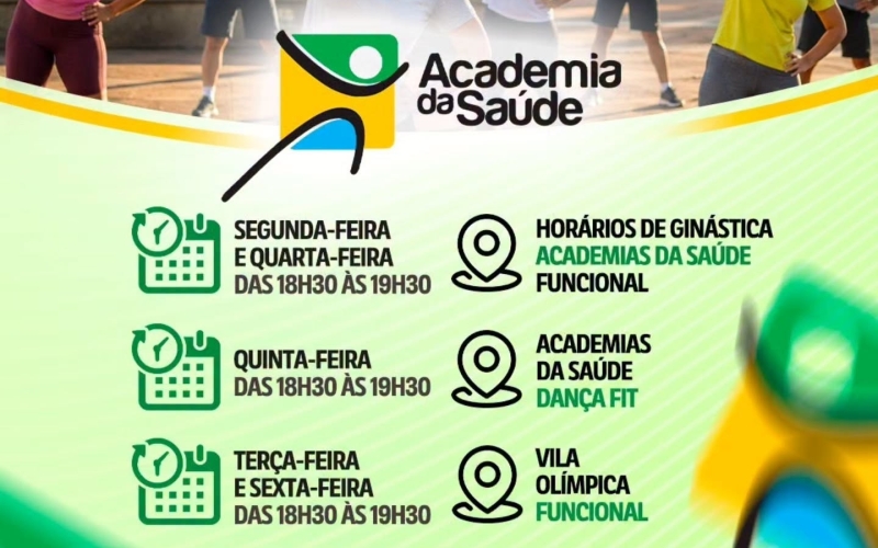 Confira os horários da Academia da Saúde de Itapagipe
