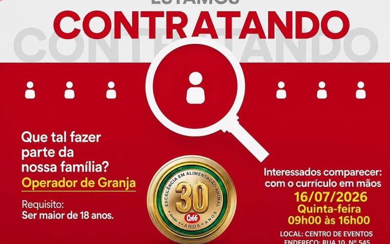 Oportunidade de Emprego em Itapagipe