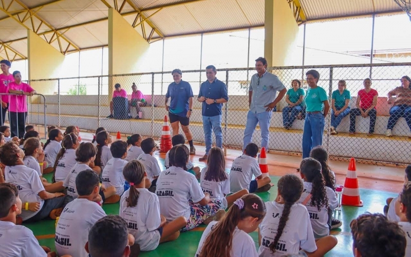 Festival de Iniciação Esportiva é realizado nas escolas Gil Brasileiro da Silva e Pedro Gonçalves Ferreira