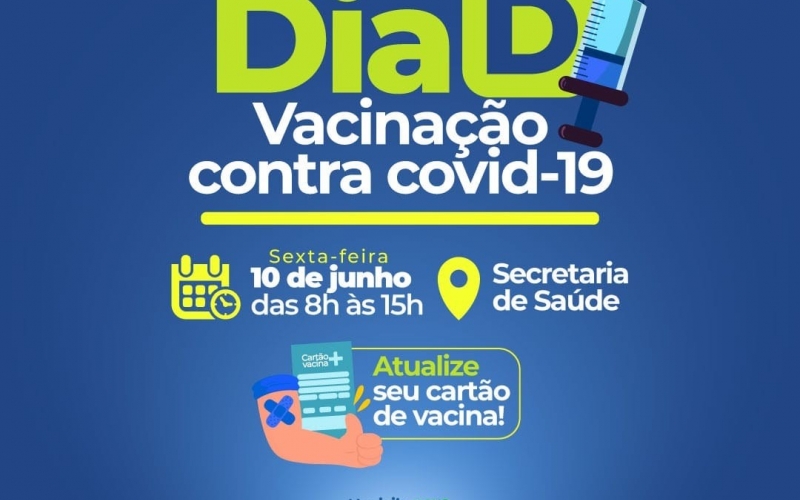 Nesta sexta-feira, dia 10 de junho, estaremos fazendo o Dia 