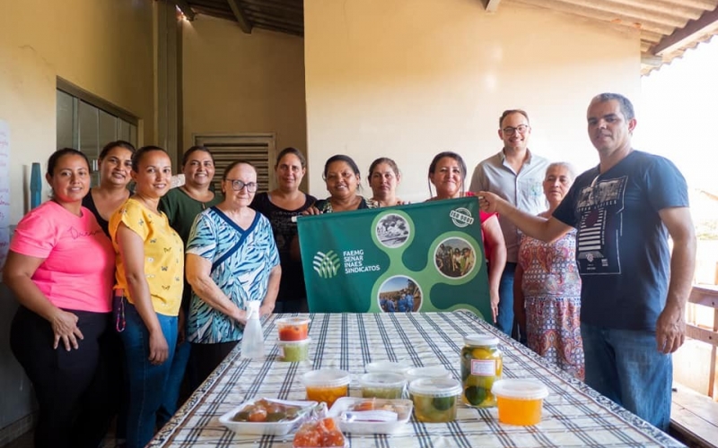 Nesta semana foi realizado o curso de produção artesanal de doces em parceria com o SENAR