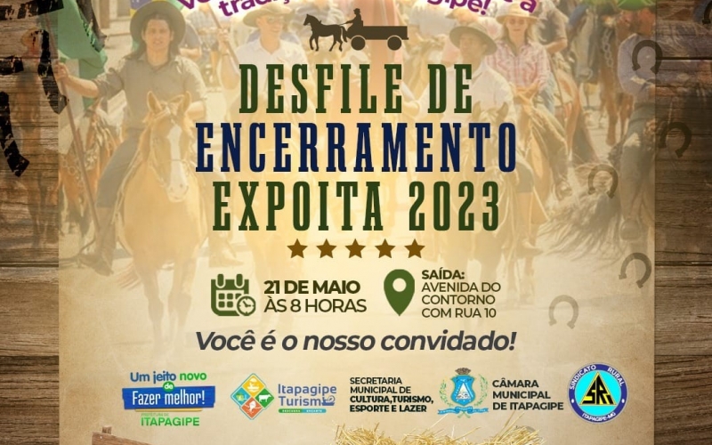 Desfile de encerramento Expoita 2023