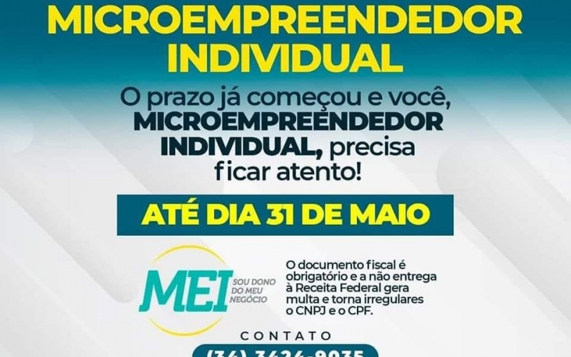 Atenção microempreendedor individual, chegou a hora de fazer a declaração anual do MEI