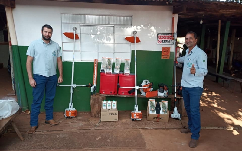 Foram entregues nesta terça-feira, 30 de maio, no almoxarifado, equipamentos novos 