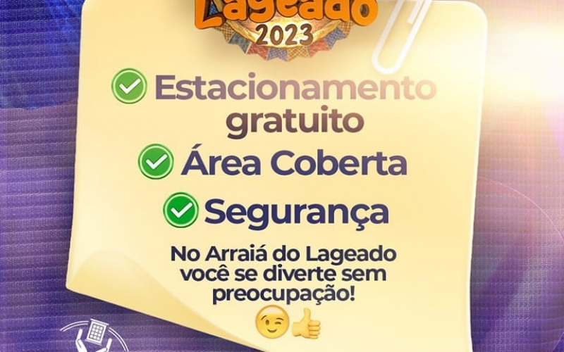 Agora falta pouco para nosso Arraiá do Lageado 2023