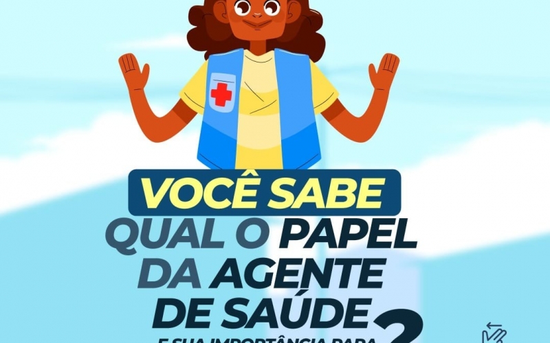 As agentes de saúde são essenciais para o bom funcionamento da saúde pública do nosso município