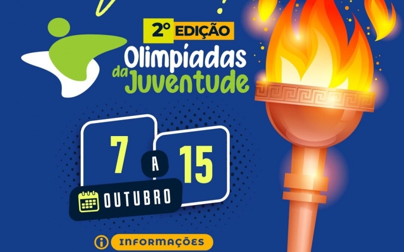 Vem aí a segunda edição das OLIMPÍADAS DA JUVENTUDE