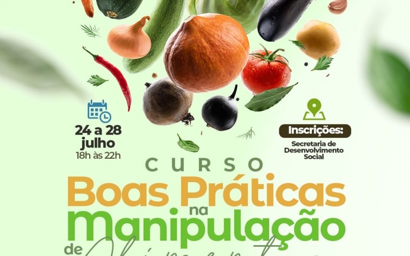 Mais um curso profissionalizante imperdível para quem trabalha ou quer trabalhar com preparo de alimentos