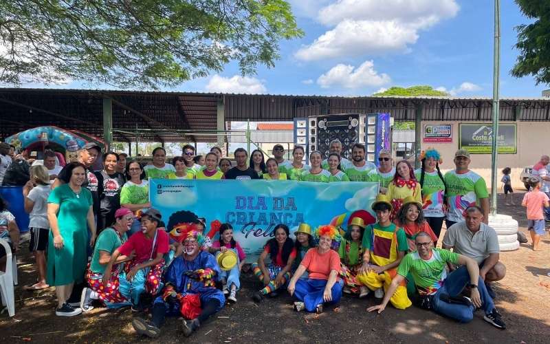 Felicidade transbordando,assim ficou o Parque de Exposições de Itapagipe após as atividades do projeto Dia da Criança Fe