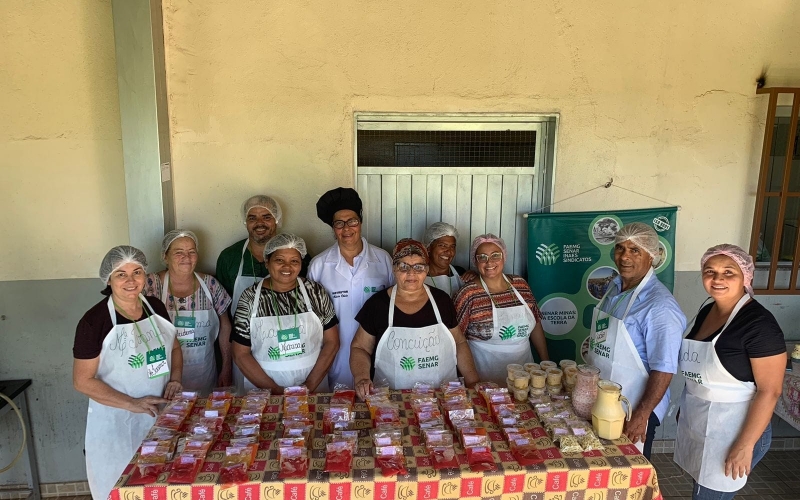 Foi realizado nesta semana o curso de produção de polpas de frutas