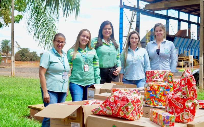 Pelo segundo ano consecutivo, a Prefeitura de Itapagipe contou com a doação de brinquedos realizada pela Usina BP Bunge