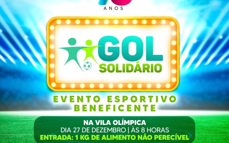 No dia 27 de dezembro, às 8:00 da manhã, você tem um encontro com o esporte e com a causa social!